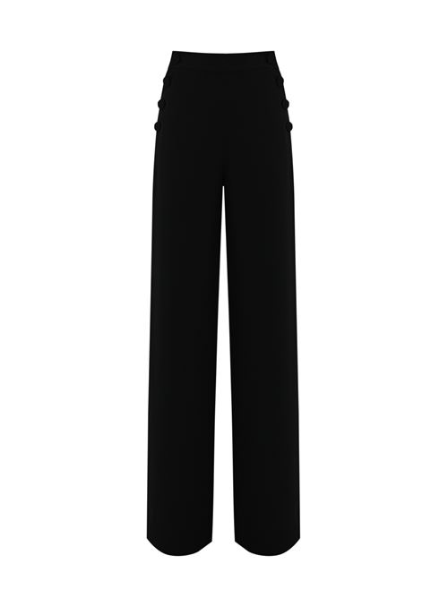 Pantalone Rina in cady nero MAX MARA STUDIO | 2516131021600001